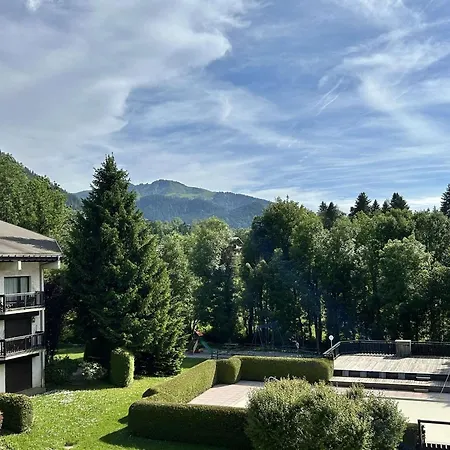 Avec Piscine Chauffee, Tennis & Balcon - 4 Couchages A - Fr-1-597-14 Megève